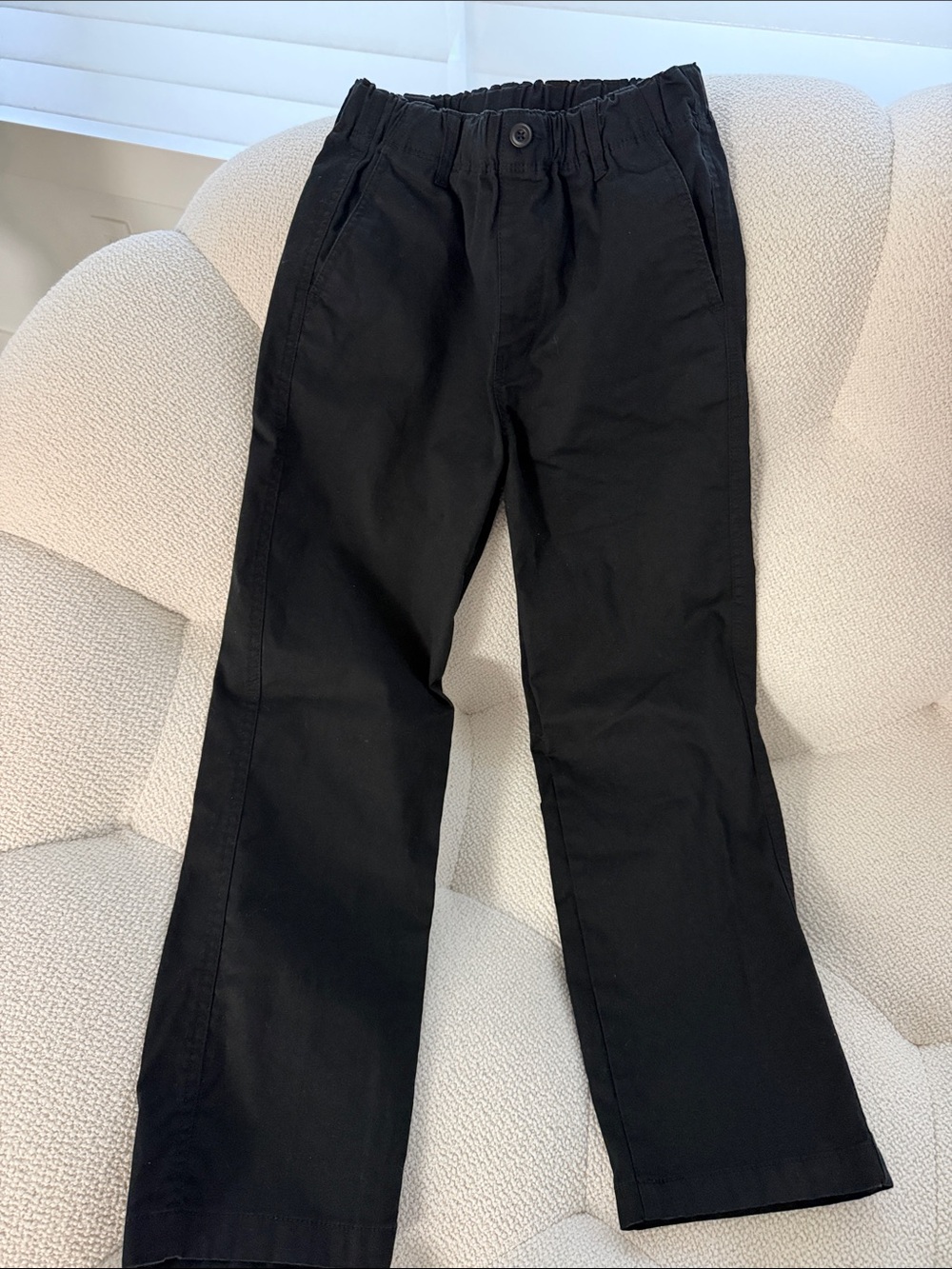 Uniqlo Black Elastic Waist Chinos